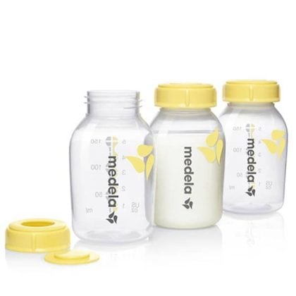 Medela μπουκάλια αποθήκευσης γάλακτος σετ των 3, 150 ml