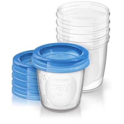 Philips Avent 5 Δοχεία Αποθήκευσης Μητρικού Γάλακτος SCF619