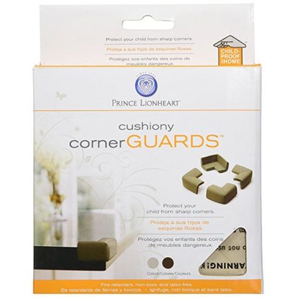 Prince Lionheart Cushiony Corner Guards Προστατευτικές Αφρώδης Γωνίες μπεζ ασημι