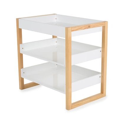 Cangaroo Αλλαξιέρα Ξύλινη Timber White Natural