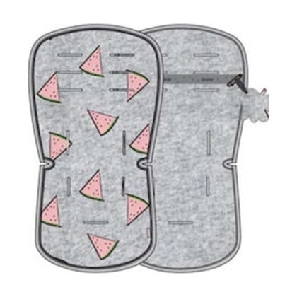 Minene Κάλυμμα Grey Pink Watermelon