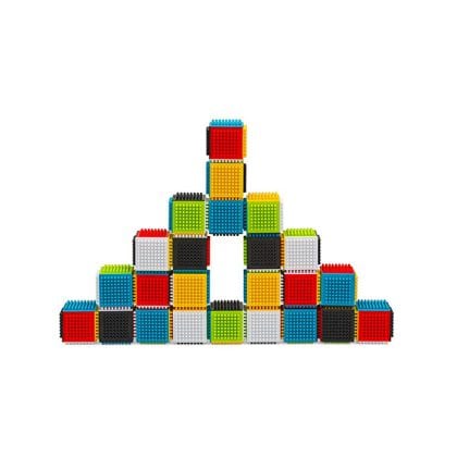 Infantino Εκπαιδευτικό παιχνίδι τουβλάκια Press & Stay Sensory Blocks
