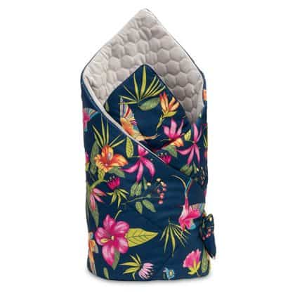 Sensillo Baby Horn Κουβέρτα Πάπλωμα Φάκελος Αγκαλιάς Flowers