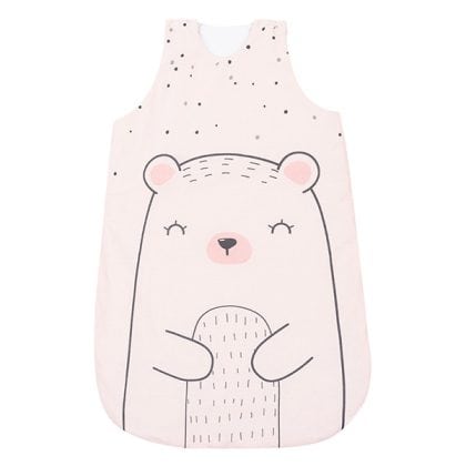 KikkaBoo Βαμβακερός Υπνόσακος 6-18μηνων Bear With Me Pink 3.3 tog