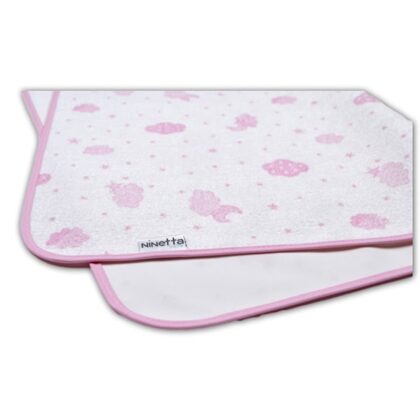 Ninetta Bebe Αδιάβροχο Προστατευτικό Υπόστρωμα 60x90cm Pink