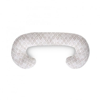 Ceba Baby Physio Jersey Duo 300cm Μεγάλο Μαξιλάρι Εγκυμοσύνης και Θηλασμού Με Micro-Pearls Leaves