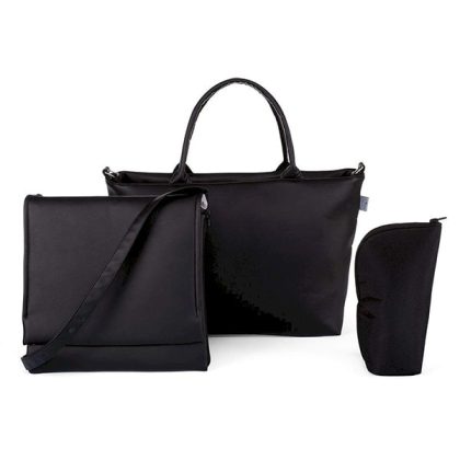 Chicco Τσάντα Καροτσιού 2 σε 1 Eco Leather Black