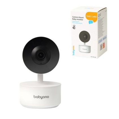 BabyOno Περιστρεφόμενη Full HD Κάμερα Baby Monitor με Ενδοεπικοινωνία με Νυχτερινή Λήψη & Καταγραφή