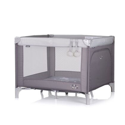 Chipolino Pop Up Τετράγωνο Πάρκο 100x1100cm Hippo Grey