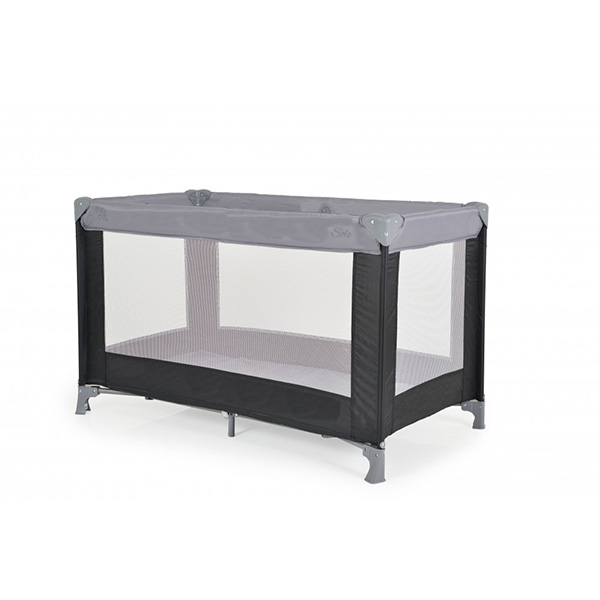 Moni Παρκοκρέβατο Solo 125x65cm Grey