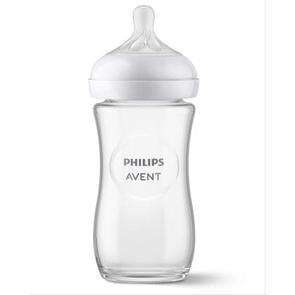 Philips Avent Γυάλινο Μπιμπερο Natural Response 1m+ 240ml