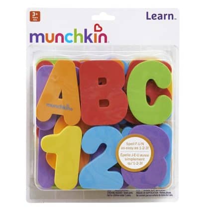 Munchkin Learn Εκπαιδευτικό Παιχνίδι με Γράμματα & Αριθμούς για το Μπάνιο