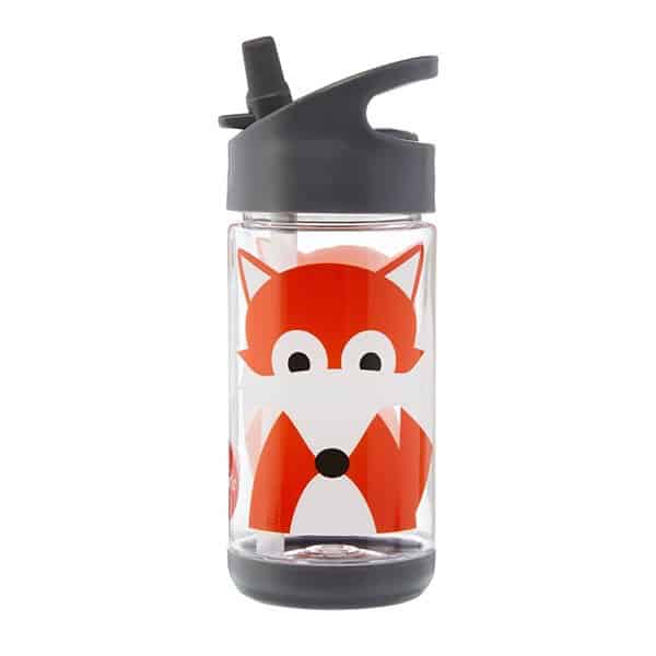 3 sprouts παγούρι με καλαμάκι Fox