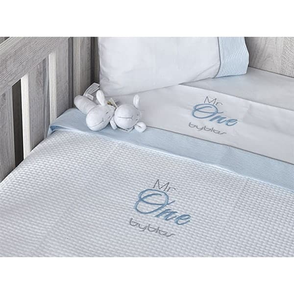 Byblos Κουβέρτα πικέ One Blue des.82