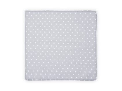 Lorelli Πάνα Φασκιώματος από Μουσελίνα 80x80cm Grey Dots