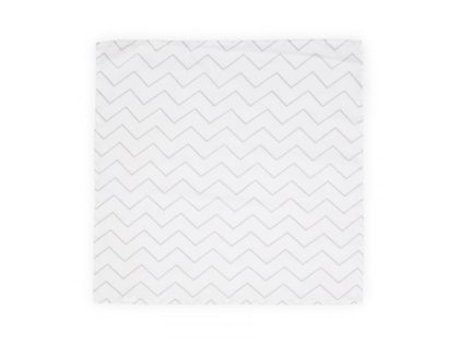 Lorelli Πάνα Φασκιώματος από Μουσελίνα 80x80cm Grey Lines