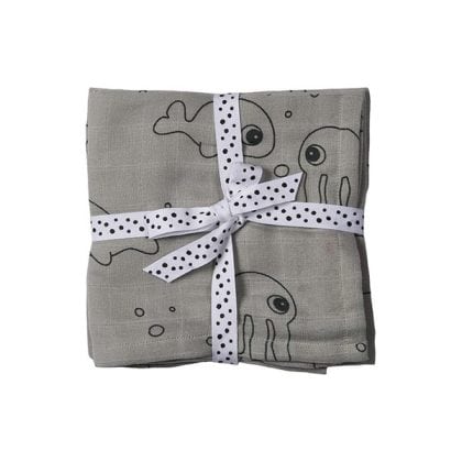Done by Deer Πάνες αγκαλιάς Sea Friends Grey