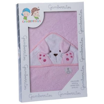 Gamberritos Μπουρνούζι Τριγωνακι Rabbit Ροζ