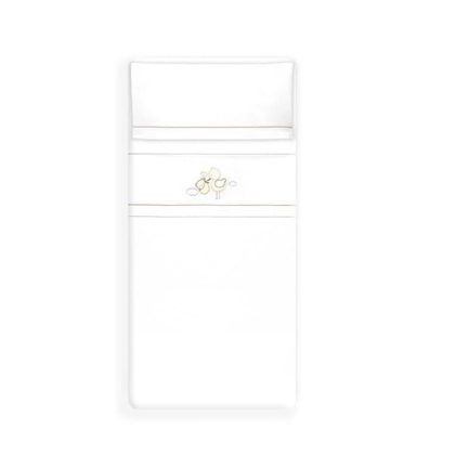 Interbaby Σετ Σεντόνια Κούνιας Πελαργός Beige