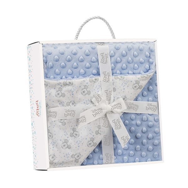 Interbaby Disney Mickey Κουβέρτα Αγκαλιάς & Λίκνου Extrafort 80x110