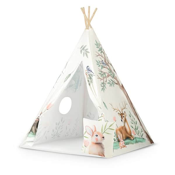 Nukido teepee Παιδική σκηνή - Forest Print μπεζ