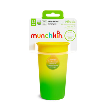 Munchkin Miracle 360 Sippy Cup Παιδικό κύπελλο - ποτήρι 296ML Color Changing Yellow
