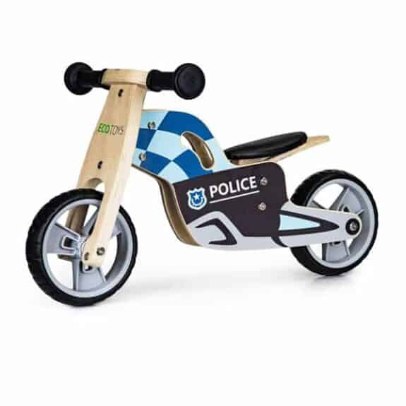 EcoToys Ξύλινο Ποδήλατο Ισορροπίας Police