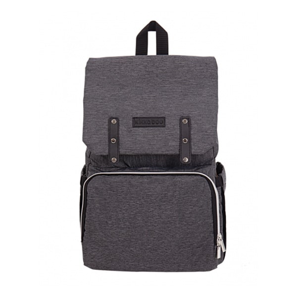 KikkaBoo Caira Τσάντα αλλαξιερα Πλάτης Dark Grey