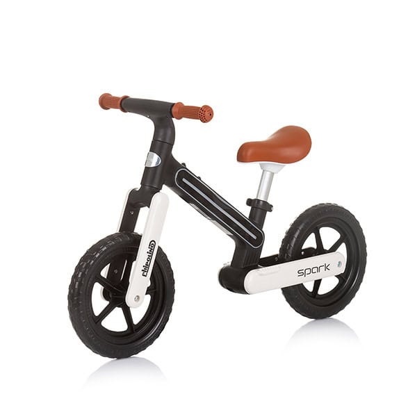 Chipolino Spark Ποδήλατο ισορροπίας με Φωτάκια 3+ ετών μαύρο/λευκό