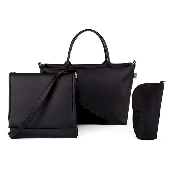 Chicco Τσάντα Καροτσιού 2 σε 1 Eco Leather Black