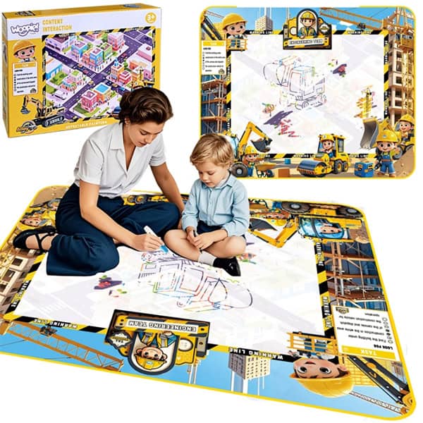 Woopie Χαλάκι Ζωγραφικής Με Νερό xxl 80x100cm builder