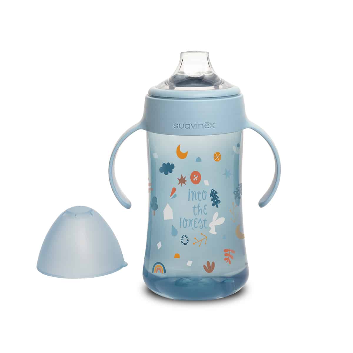 Suavinex Ποτήρι Εκπαιδευτικό 270ml Forest Blue