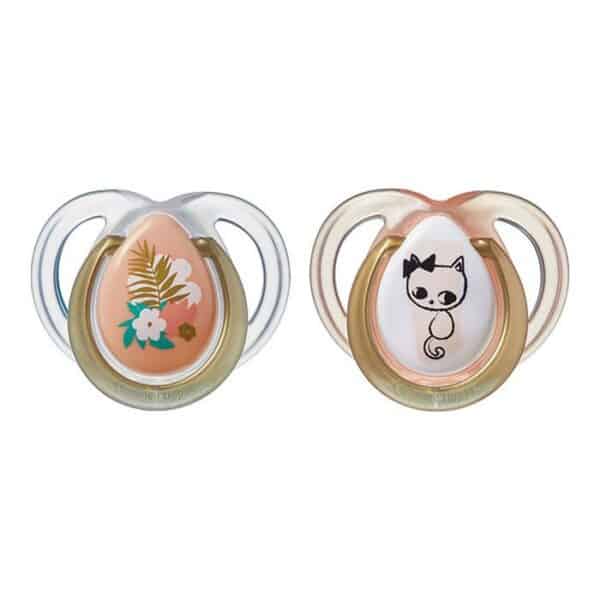 Tommee Tippee Πιπίλες Σιλικόνης 2 τμχ Moda 0-6m