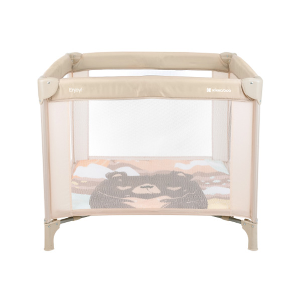 Kikkaboo Enjoy Τετράγωνο Πάρκο μωρού Playpen Beige Bear 2023