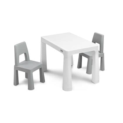 Toyz Monti Σετ Παιδικό Τραπεζάκι Με 2 Καρέκλες Grey