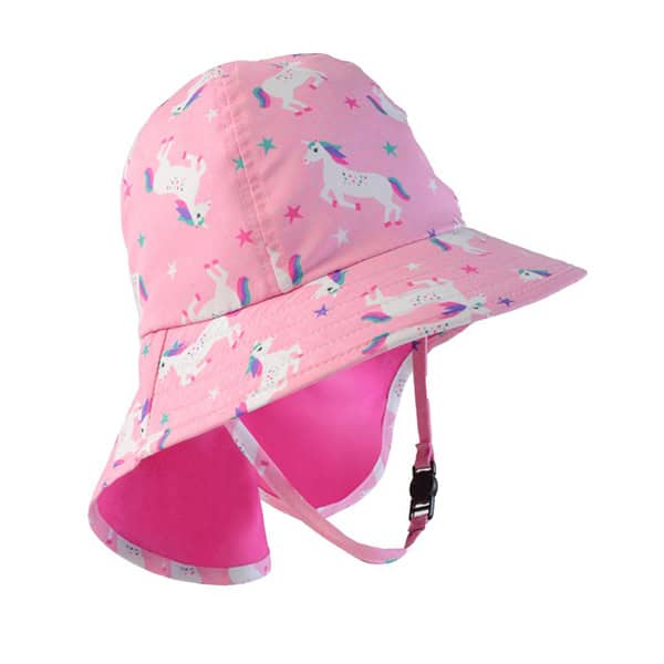Zoochini Αντηλιακό ρυθμιζόμενο καπέλο UPF50+ Cape Sun Hat Unicorn 6-24m
