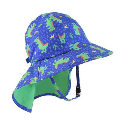 Zoochini Αντηλιακό ρυθμιζόμενο καπέλο UPF50+ Dinosaur 6-24M