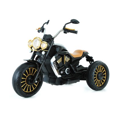 Chipolino Tron Ηλεκτροκίνητη Παιδική Choper Μηχανή 12V - Black