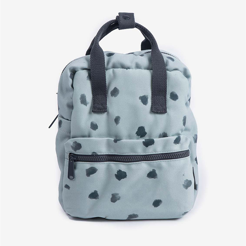 Minene Τσάντα Πλάτης Νηπίου Mini Cotton Backpack Grey Sprinkles