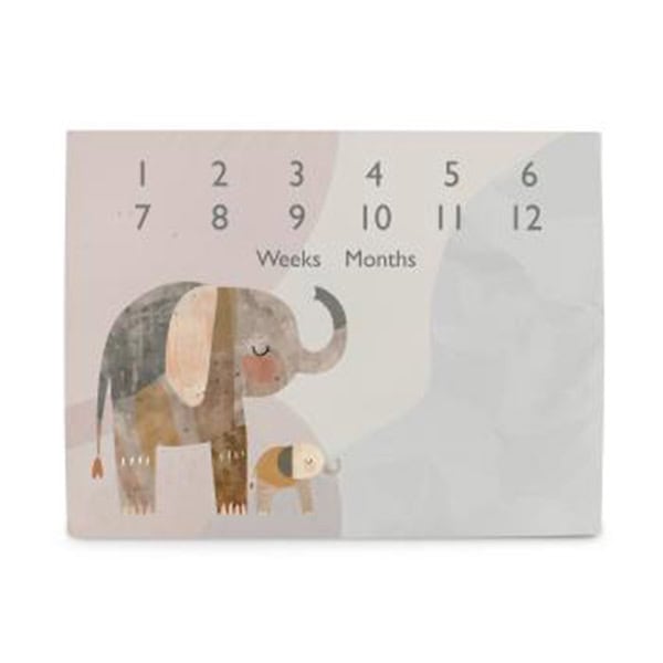 Ceba Baby Χαλάκι Φωτογράφισης Milestone Basic Elephant Family