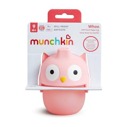 Munchkin Soft Touch Sippy Cup κύπελλο εκπαίδευσης OWL