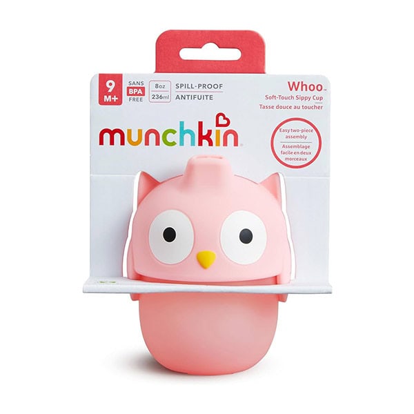 Munchkin Soft Touch Sippy Cup κύπελλο εκπαίδευσης OWL