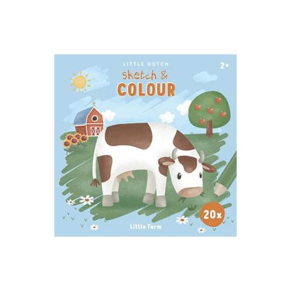 Little Dutch Βιβλίο ζωγραφικής Little Farm