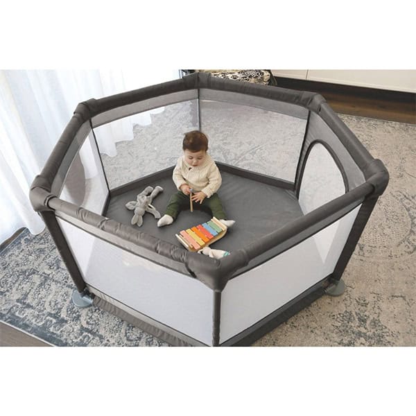Dreambaby Πάρκο Εξάγωνο Fabric Taupe 140cm