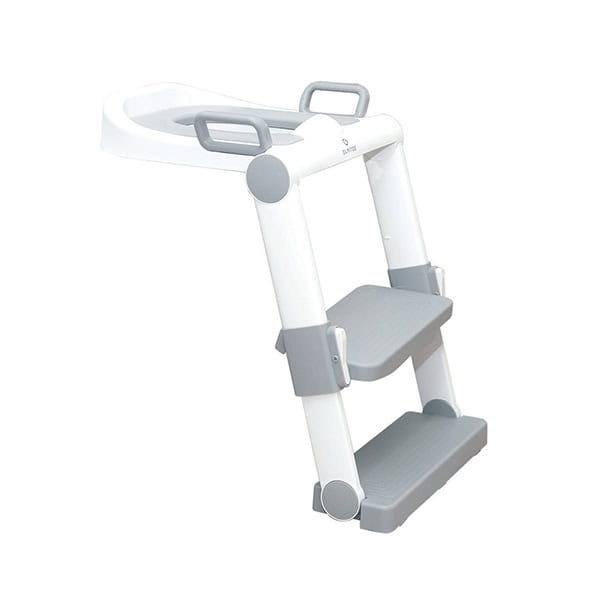 Olmitos Αναδιπλούμενο Εκπαιδευτικό Κάθισμα Τουαλέτας με σκαλάκι Γκρι