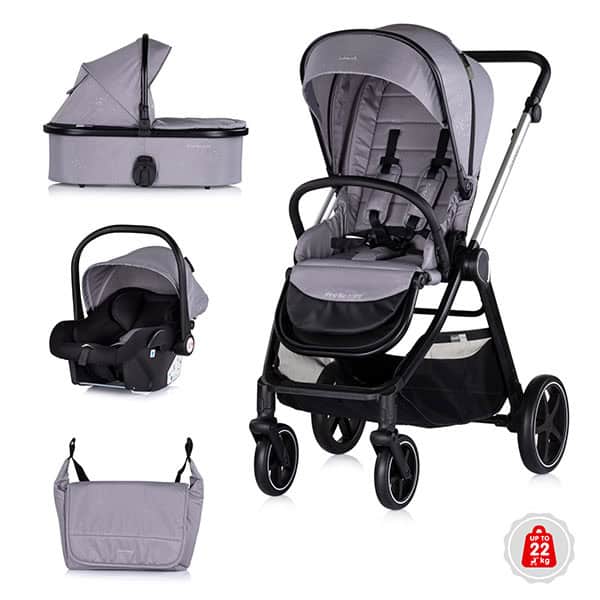 Chipolino Marbella Πολυκαρότσι 3 Σε 1 Cloud Grey