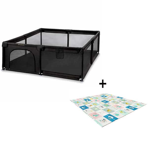 Kidwell Fanko Playpen Πάρκο Μεγάλο XXL 180x200cm + Αφρώδες Χαλακι 1cm