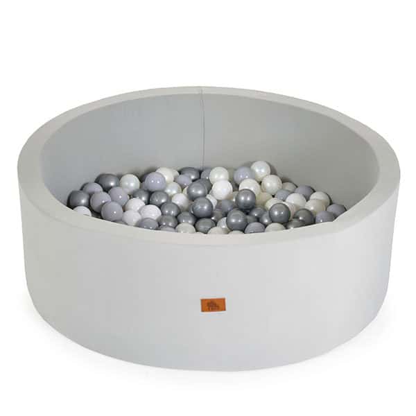 Moni Μπαλοπισίνα με 200 τεμάχια μπάλες 5.5cm Grey