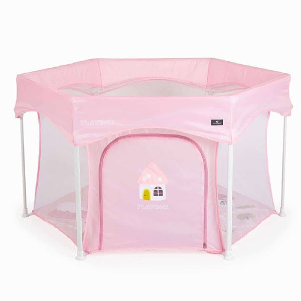 Cangaroo Playbox Πτυσσόμενο Πάρκο Εξάγωνο Pink