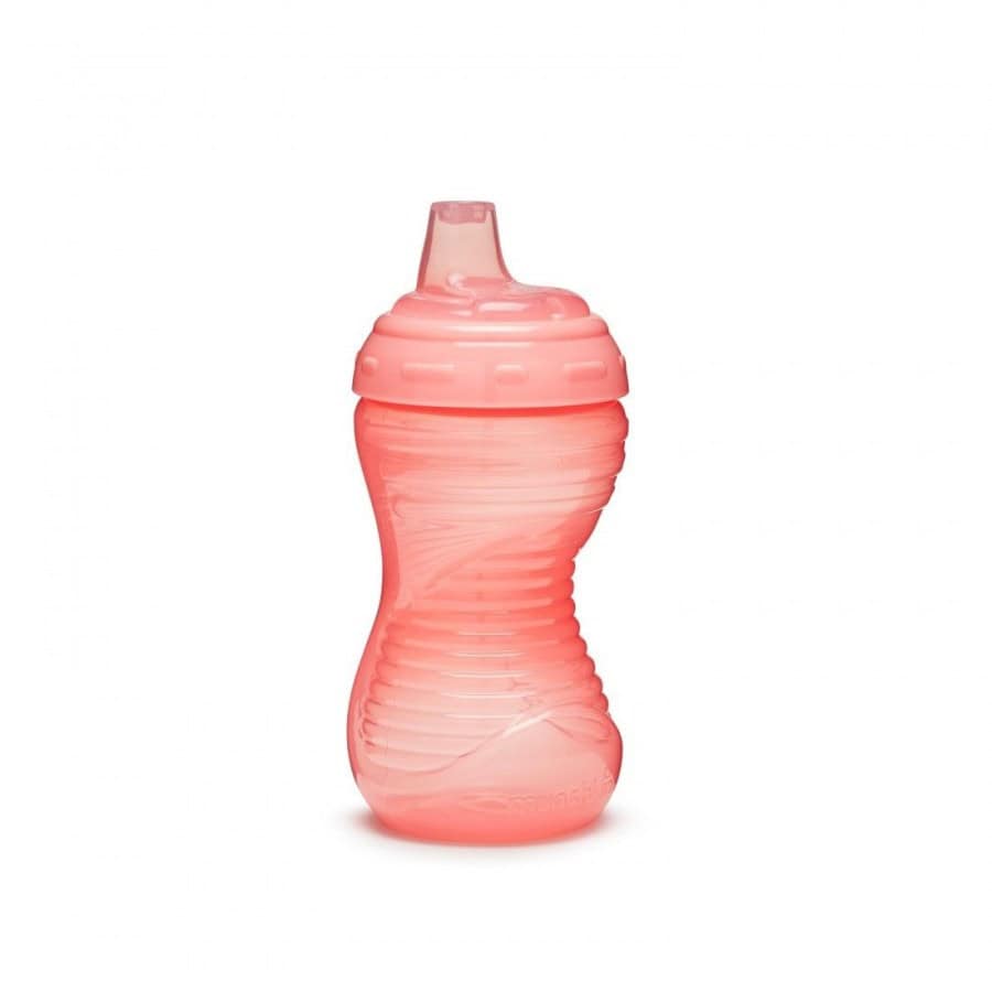 Munchkin Παιδικό Ποτηράκι Sippy από Πλαστικό Ροζ 300ml για 9m+